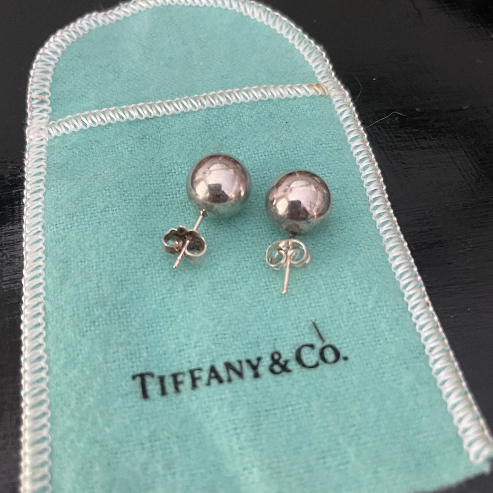 Tiffany & Co. Silver Ball Earrings